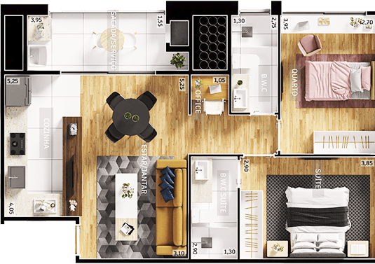 Planta Residencial 01 