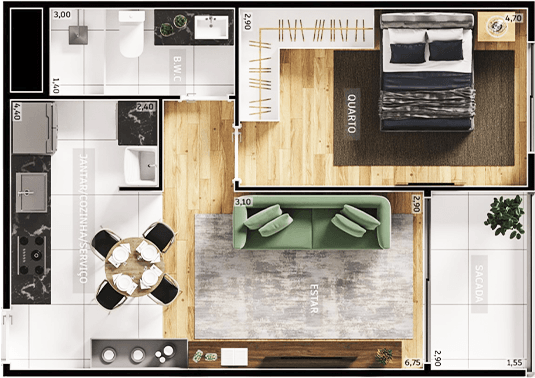 Planta Residencial 05 