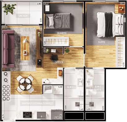 Planta Residencial 03 