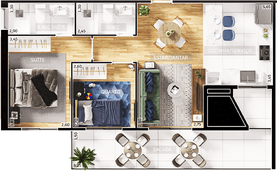 Planta Residencial 06 